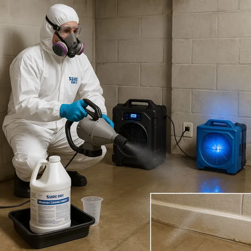 Sanitization and Odor Removal process in Oak Hill, OH