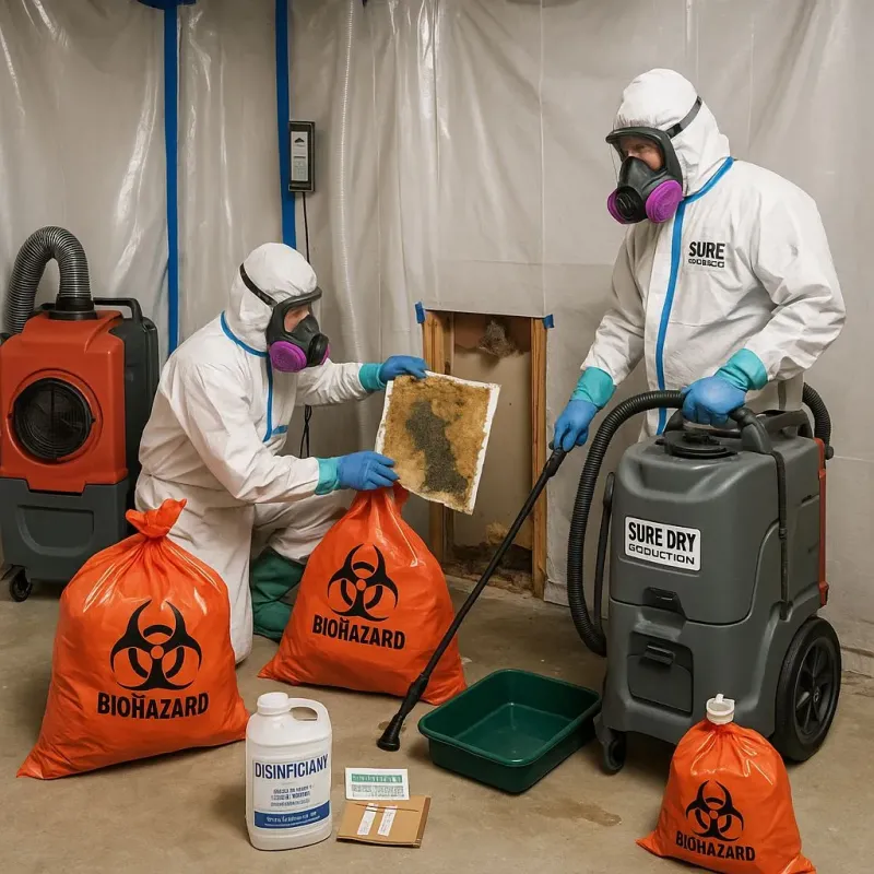 Contaminated Water Handling Protocols process in Oak Hill, OH