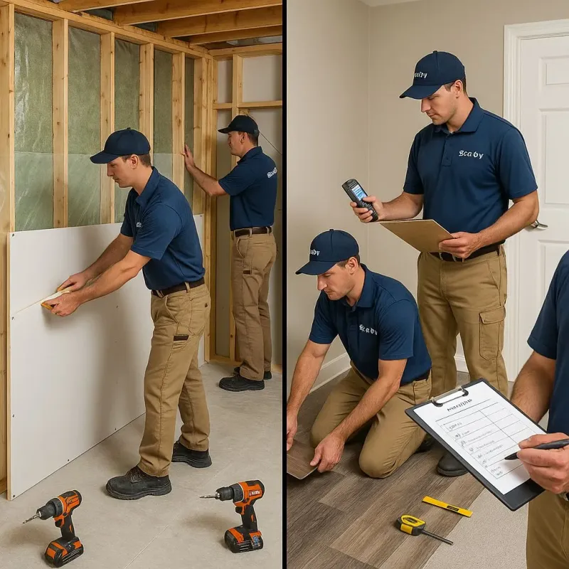 Repairs and Reconstruction process in Oak Hill, OH